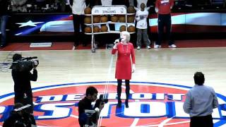 Christy McDonald National Anthem 1-21-2012