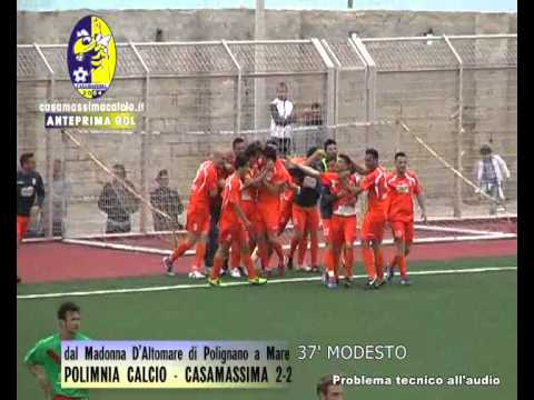 CAMPIONATO PROMOZIONE - SEMIFINALE PLAY OFF ANDATA: POLIMNIA - CASAMASSIMA 2-2 (ANTEPRIMA GOL)