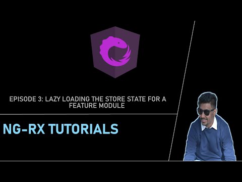 Angular NgRx Tutorial | Episode 3 | Lazy loading the store state for a feature module