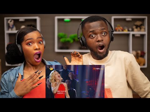 OUR FIRST TIME HEARING Polina Gagarina (Поли́на Гага́рина) - "Katiusha (Катюша)" REACTION!!!😱