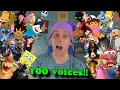 100 Voice Impressions In 8 Minutes