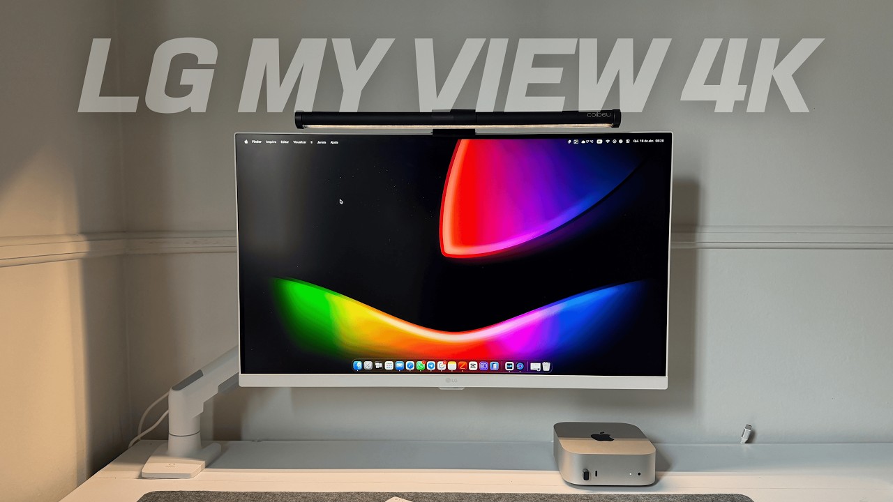 Miniatura da avaliação em vídeo de Monitor LG MyView Smart 32SR73U-W 32 Polegadas 4K UHD