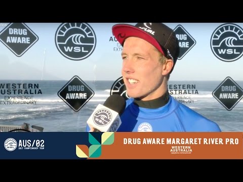 Jacob Willcox's Interview After Defeating Gabriel Medina in Round Two - Margaret River Pro 2017
