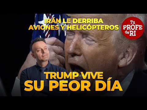 TRUMP VIVE PEOR DÍA DE GUERRA: IRÁN DERRIBA AVIONES F–35, A–10 Y F–15; 2 HELICÓPTEROS. DEBACLE TOTAL
