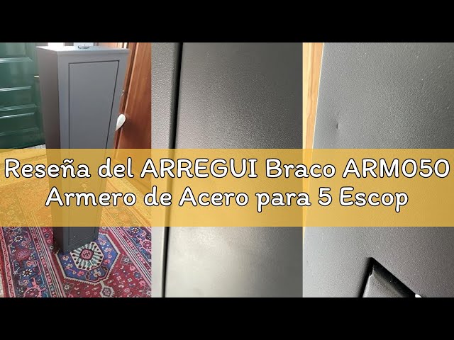 Vídeo relacionado con ARREGUI Braco ARM050 Armero de Acero para 5 Escopetas | Armero para Rifles con Cajón Interior | Caja Fuerte para Armas |FRANCIA e ITALIA: válido para todas armas | ESPAÑA y PORTUGAL: no homologado