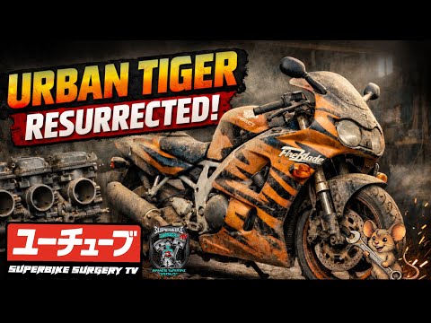 Forgotten Honda CBR900RR Urban Tiger Fireblade — Recommissioning a Bike Full of Surprises! 