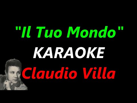 "Il Tuo Mondo" - KARAOKE - Claudio Villa. 🎻🎤🎵🎶🌹🌹🌹