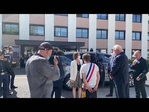 Visite de Florence Parly, ministre des Armées, à Limeil-Brévannes dans le Val-de-Marne | Sodern