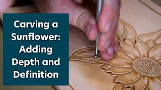 Carving a Sunflower: Adding Depth and Definition