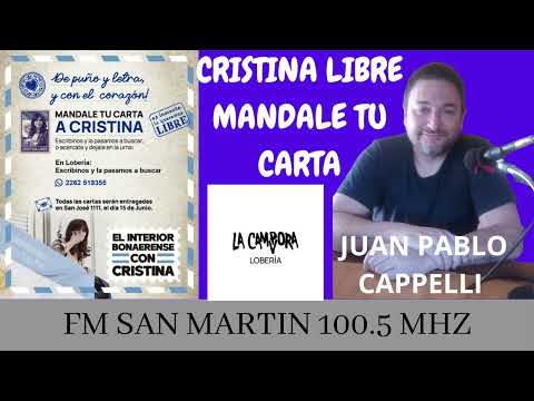 A UN AÑO DE LA DETENCIÓN DE CRISTINA EL DIRIGENTE DE LA CAMPORA JUAN PABLO CAPPELLI.