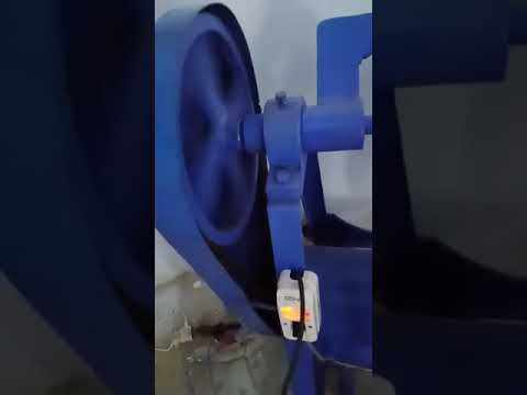 Electric semi-automatic motorized laboratory concrete mixer
