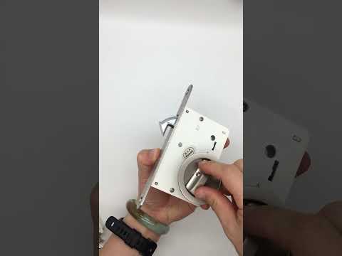 Mortise Lock Sliding Door Lock with Compass Bathroom WC For Sliding Wooden Doors