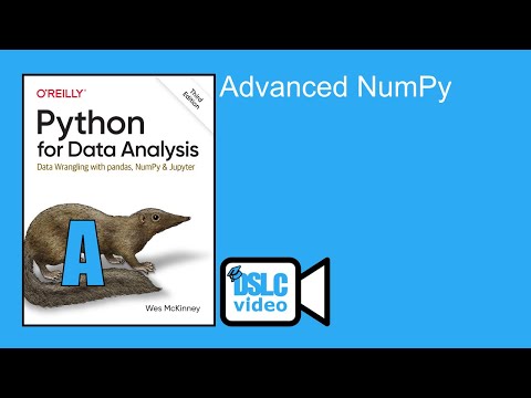 Python For Data Analysis Appendix A Advanced Numpy Part 2 Py4da02 A