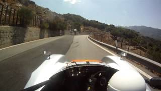 preview picture of video 'Onboard Radical SR4 driven by Giuseppe Spadaro - Slalom Novara di Sicilia 25/08/2013'