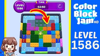 Solusi Level 1586 Color Block Jam