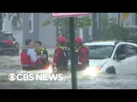 2 killed in New Jersey flash flooding as heavy rains slam the Northeast
