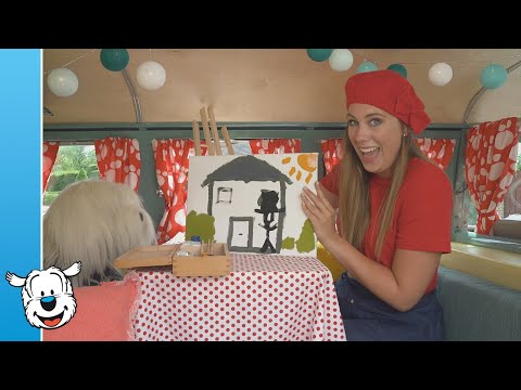 Het schilderij - Samson & Marie on the road