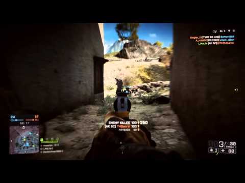Battlefield 4 Beasting with the MP412 REX