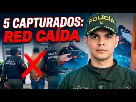 Cinco personas fueron capturadas durante una operación simultánea en Nariño, Cauca y Valle del Cauca
