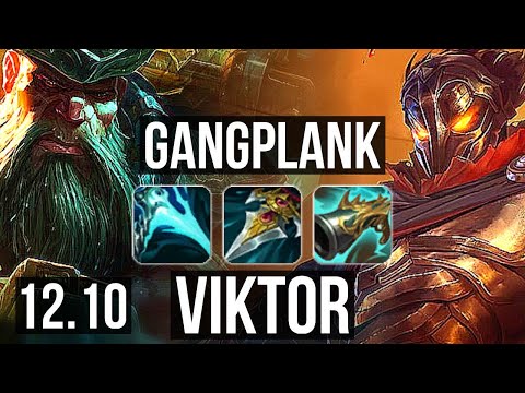 GANGPLANK vs VIKTOR (TOP) | 14/1/7, 1900+ games, 6 solo kills, Legendary | NA Diamond | 12.10