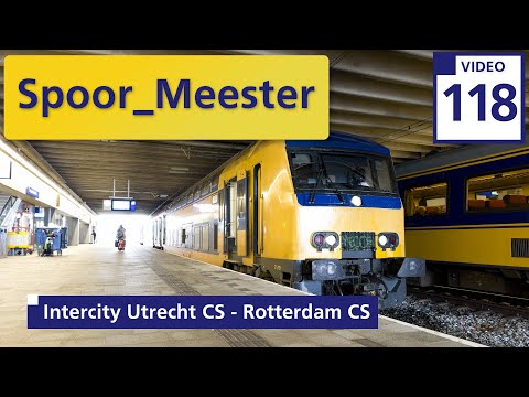 (4K) #railway #cabview NS Trein | Rij mee met de #machinist van Utrecht CS naar Rotterdam CS (118)