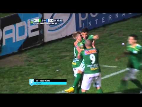 Gol Medina. Ferro 2 - 0 Gimnasia (J). Fecha 35. B Nacional. FPT.