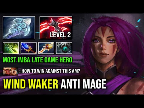 EPIC Wind Waker + Level 2 Desolator AM Crazy Late Game Monster Vs Max Speed Pirate Hat Troll DotA 2