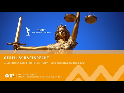 GbR 5 | Change of partners and termination