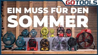 13 Akku-Lüfter im knallharten Hitzetest – Wer macht den besten Wind?