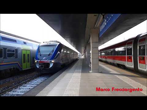 Due treni alla Stazione di Venezia Santa Lucia il 29 Agosto 2018