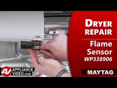 Maytag Dryer - Not Heating - Flame Sensor Repair and Diagnostic
