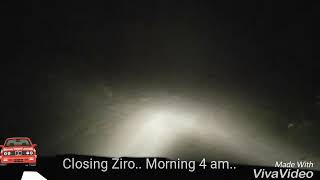 preview picture of video 'Hills at night, very poor visibility. Reached ziro. Journey from Namsai to Ziro, Arunachal Pradesh'