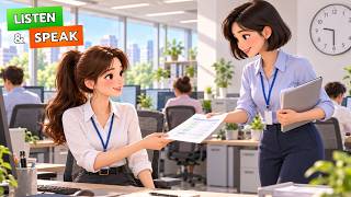 Getting Ready for an Important Meeting | English Story | A2–B1