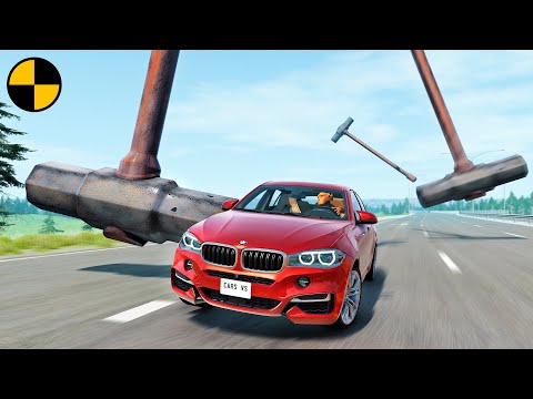 Cars vs Hammers 😱 BeamNG.Drive