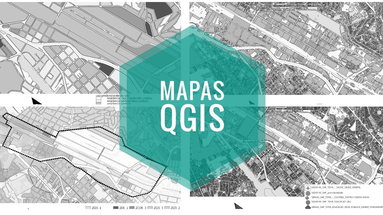 Como fazer Mapas USOS DO SOLO | VEGETAÇÃO | EQUIPAMENTOS| NO QGIS | THÁSSIA MDS