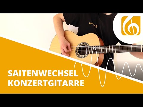 Saitenwechsel bei Konzertgitarren - leicht gemacht!