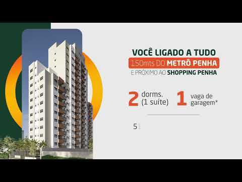 Connect Penha | 2 Dorms com Suíte a 150m do Metrô – Realize o Sonho de Sair do Aluguel!