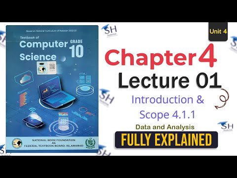 Class 10 - Chapter 4 Computer Science | Lecture 01 - Introduction & Data Science Scope 4.1.1 | Fbise
