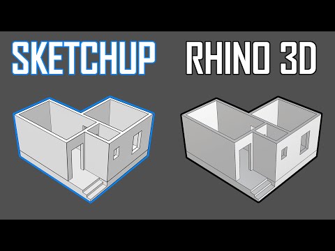 SketchUp + Rhino | Simple Tutorial
