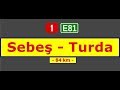 DN 1 E 81 Sebeş Alba Iulia Turda Aug 27 2016