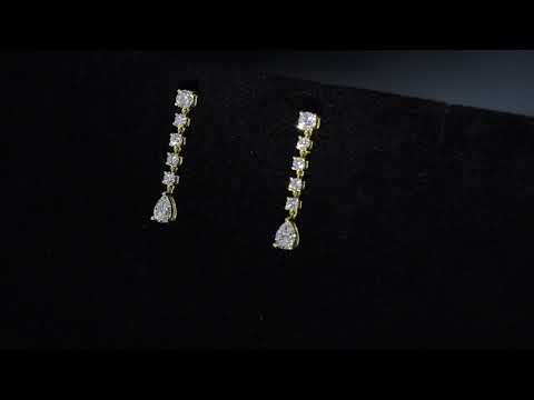 Stunning Diamond Drop Earrings