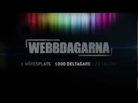 Inför Webbdagarna Stockholm 6-7 mars 2013 med huvudtema "Rörligt"