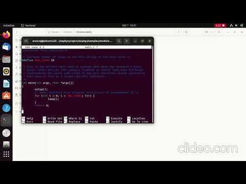 hello world application run on Zephyr
