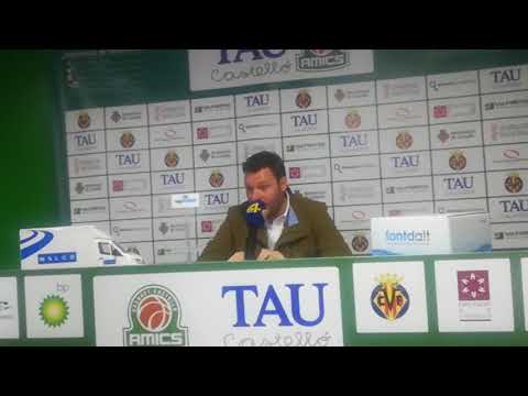 RP de Toni Ten tras el TAU Castelló - Carramimbre CBC Valladolid