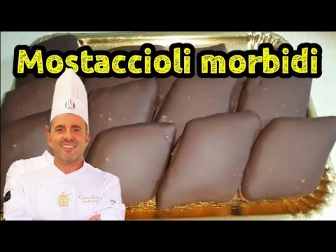 MOSTACCIOLI MORBIDI SPETTACOLARI RICETTA FACILE FATTA IN CASA PER TUTTI