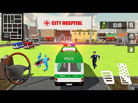 Police Emergency Ambulance Van Driving Simulator - Android Gameplay