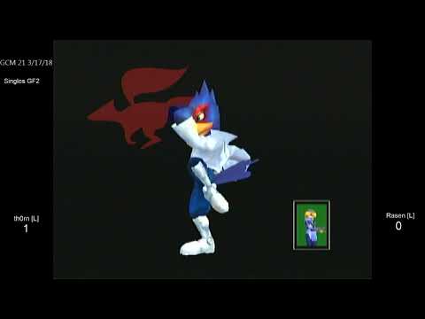GCM 21 SSBM - th0rn [L] (Falco) vs. Rasen [L] (Sheik) - Melee GF2