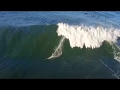 Mr One Surfing Giant Waves Drone Footage
