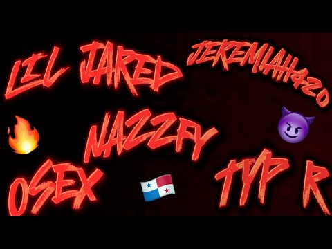 ZONA ROJA -  OSEX FT. LIL JARED, TYP R, JEREMIAH420, NAZZFY, XTAURY, ALEXITO OTB (LYRIC VIDEO)