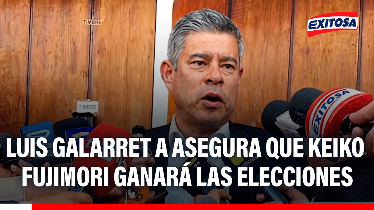 🔴🔵 Luis Galarreta asegura que Keiko ganará las elecciones: “Gracias a los peruanos en Cusco y Puno”